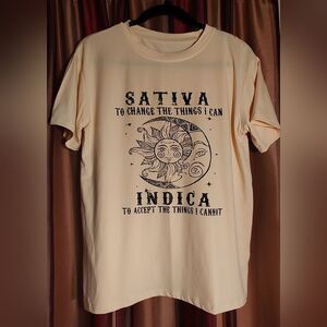 SATIVA TO CHANGE THE THINGS I CAN INDICATA To ACCEPT THE THINGS I CANNOT Tee